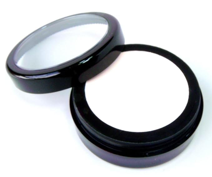 Matte Oil Absorbing Nude Beige Off White Translucent Eyeshadow Eyeliner Primer Base Under Eye Concealer Highlighter Single, Paraben Free, No Animal Testing & Cruelty Free, Made in the USA