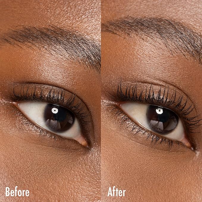 Black Radiance Cross Colours Mic Drop Mascara, Pigment-Rich Smudge-Resistant Formula, Intense Lash Volume, Built-In Flexible Brush, Paraben-Free & Cruelty-Free - Check 1 Black