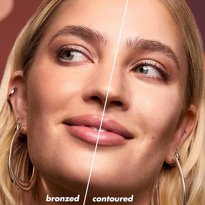 e.l.f. Camo Liquid Bronzer & Contour, Silky Highly Pigmented Formula, Creates a Long-Lasting Bronzed Glow & Natural Look, Vegan & Cruelty-Free, 9 Deep/Rich