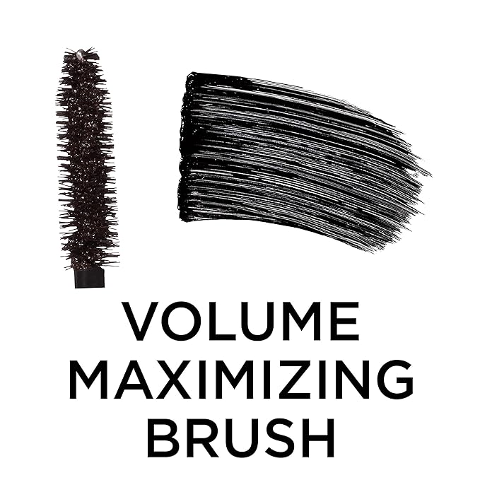 L’Oréal Paris Original Voluminous Mascara Makeup Set, Includes Building Volume and Length Mascara and Infallible Eyeliner, Blackest Black, 1 Kit