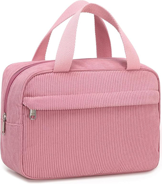 Makeup Bag for Women Cosmetic Bag Large Make Up Organizer Travel Toiletry Bags Waterproof Zipper Tote Pouch Purse for Girls