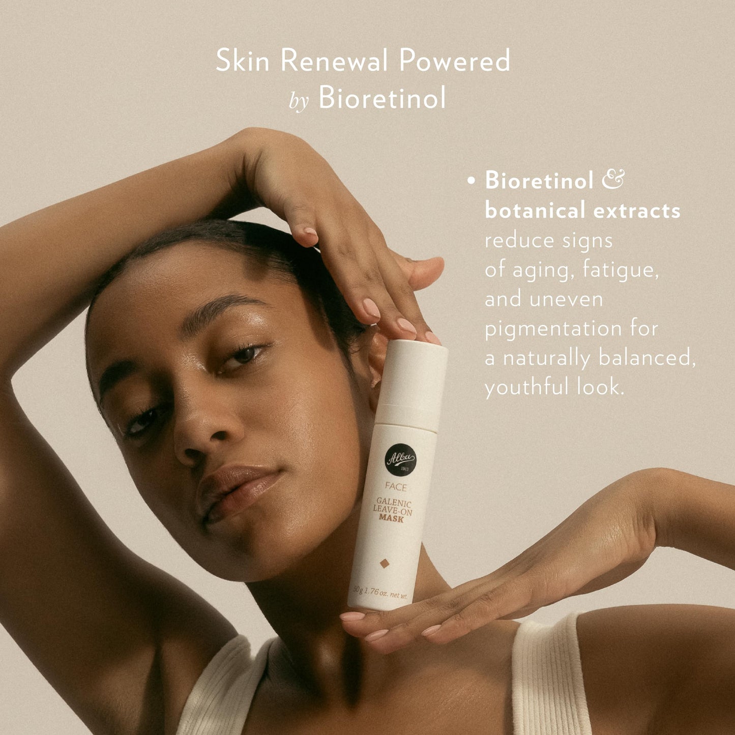 Alba1913 Vegan Overnight Face Mask - Intensive Sleeping Hydrating & Revitalizing Skincare Face Masks for Soft, Glowing Skin for Women - Ultimate Skin Care Treatment for Deep Hydration - 50ml