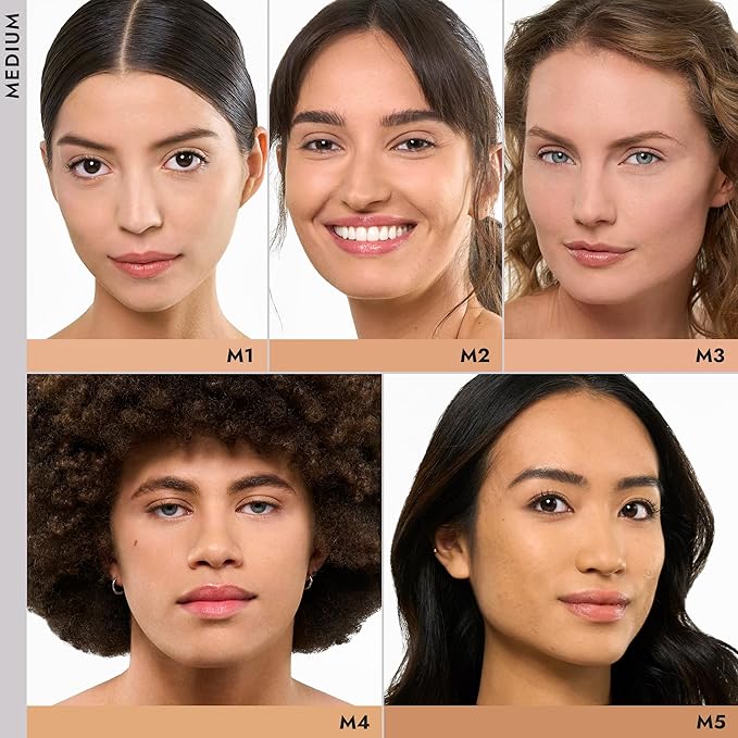 COVER FX Pressed Mineral Foundation - Shade M4 - Weightless Powder Foundation - Buildable Light to Full Coverage - Matte Finish - All Skin Types