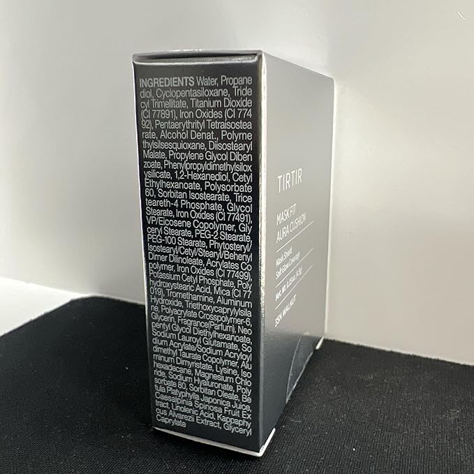 [*Mini Size*] TIRTIR Aura Glow Silver Cushion | Korean Cushion Foundation, (#35N Walnut, 0.15 Fl Oz)