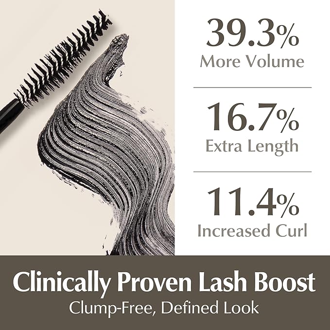 BL Lashes Noir Mascara – Extension & Lash Lift Safe, Smudge-Proof & Clump-Free, Long-Lasting Volume, Oil-Proof Aftercare Formula, Nourish & Strengthen Lashes (Black, 8ml)