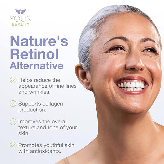 YOUN Beauty Peptide + Bakuchiol Moisturizer by Holistic Dr. Anthony Youn – Paraben-Free Retinol-Alternative Face Moisturizer to Support Collagen Production, Skin Hydration and Elasticity, 50ml