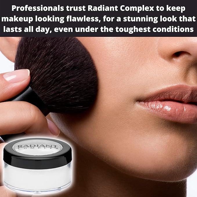 Translucent Finishing Powder Applies over Primer and Makeup to Protect Your Palette, Control Oil and Preserve Your Contour or Preferred Professional Styling (1 - Pack)