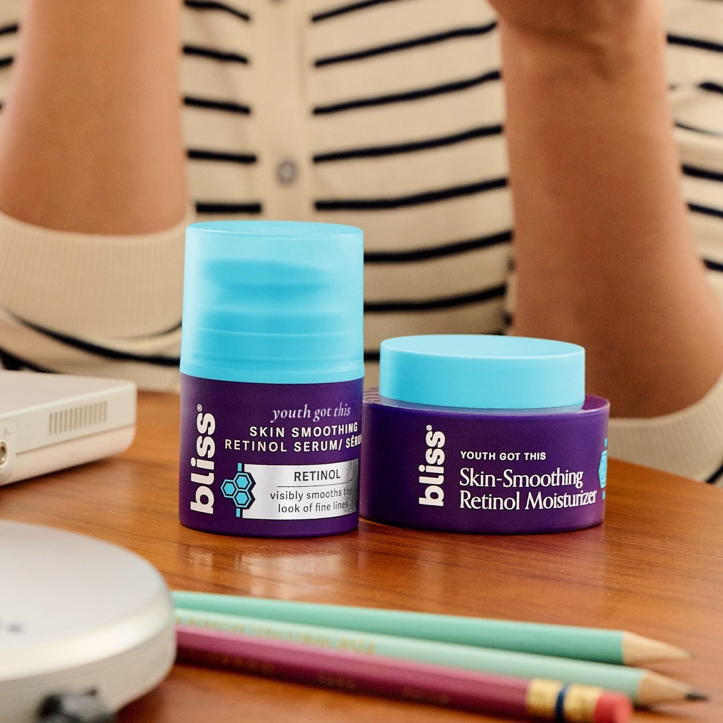 Bliss Retinol Serum Youth Got This Advanced Anti-Aging Formula - Reduces Fine Lines & Wrinkles - Dermatologist-Tested - Clinically Proven Results - Fragrance-Free & Vegan - 1 Fl Oz