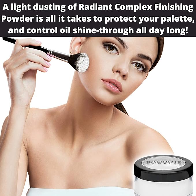 Translucent Finishing Powder Applies over Primer and Makeup to Protect Your Palette, Control Oil and Preserve Your Contour or Preferred Professional Styling (1 - Pack)