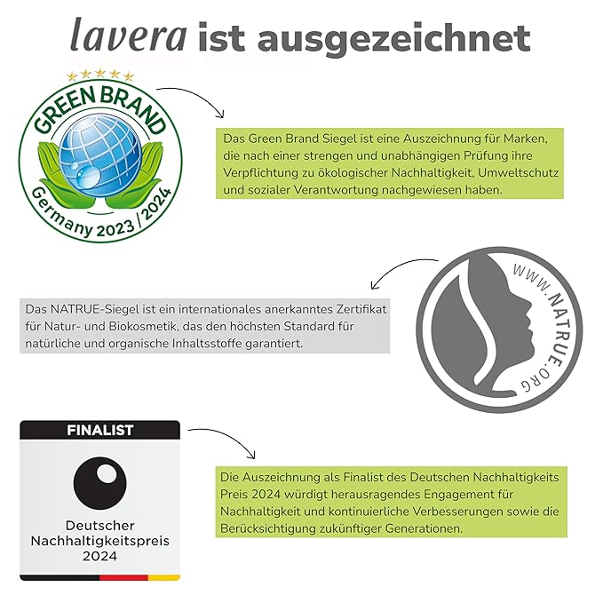 lavera Cream To Powder Foundation - Light 01 - Foundation Make Up with Vitamin E & Almond Oil - Cover, Conceal & Correct - Face Make Up - PETA Certified - Vegan - Made in Germany - 0.37 Oz