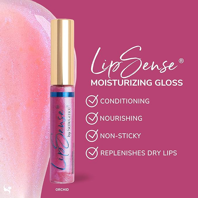 SeneGence LipSense Moisturizing Gloss – Hydrating, Long-Lasting Gloss with Shea Butter & Vitamin E, Vegan & Paraben-Free