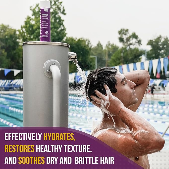 Complete Chlorine Removal Bundle By TRIHARD | Shampoo, Conditioner, Body Wash | Ultimate Pre & Post Swim Care