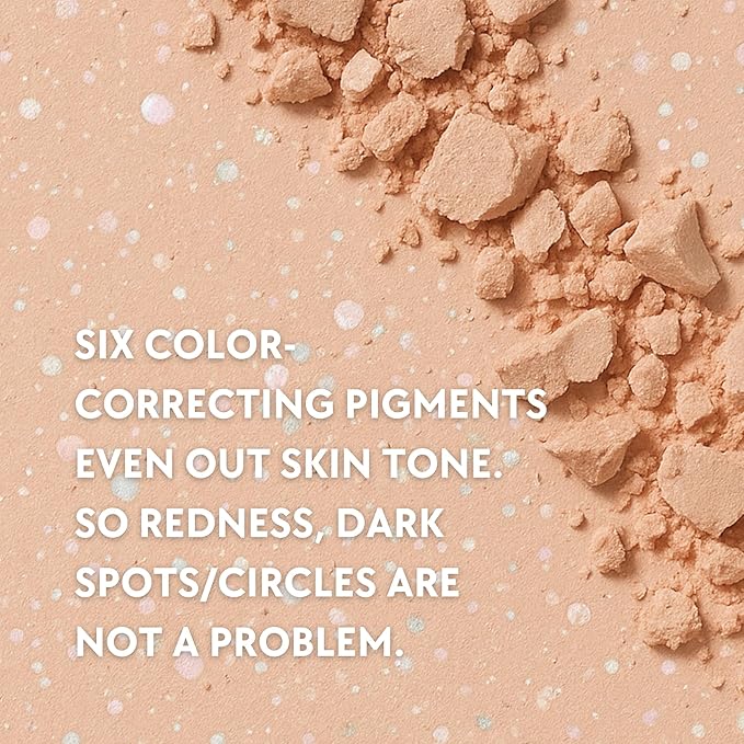 Ready to Wear Lasting Couture Finish - Color Correcting Powder Makeup Compact, Universal Correcting Foundation - Deluxe Size