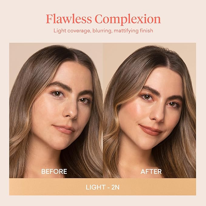 Toty by Sofia Vergara - Ilumina CC Creamy Compact SPF 50+ Refill - Mineral Sunscreen for Face - Cream Foundation Balm - Blurring, Matte Light Coverage - Water Resistant - All Skin Types - 2N
