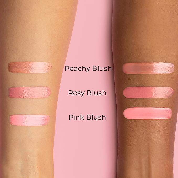MCoBeauty Super Glow Blush Drops, Rose Pink, Luminous Flush for Radiant Cheeks, Vegan, Cruelty Free Cosmetics
