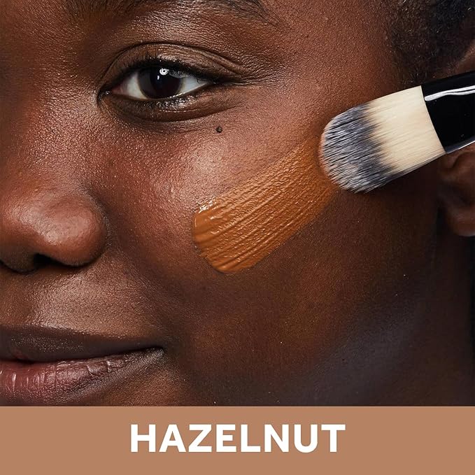 No7 Lift & Luminate Triple Action Serum Foundation - Liquid Makeup with SPF 15 for a Dewy, Glowy Base - Radiant Formula for Mature Skin - Hazelnut (30ml)