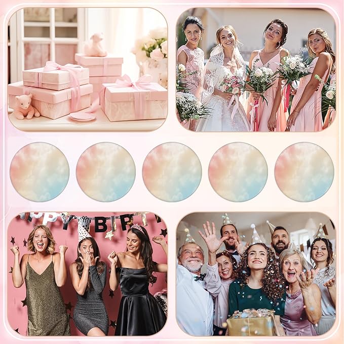 30 Pcs Small Round Mirrors Bulk Party Favors 2.75 Inch Pastel Compact Mirror Gifts for Women Birthday Appreciation Party Favors Portable Purse Mirrors Games Prizes