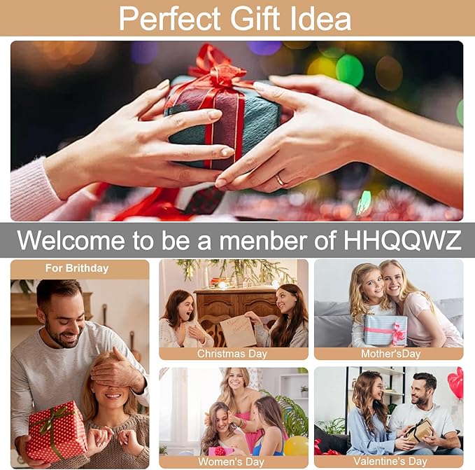 Cute Floral Cotton Makeup Bag, Quilted Makeup Bag for Women Girls, Travel Floral Cosmetic Bag Zipper Make Up Pouch, Flowers Toiletry Organizer Bag (Big Blue Bowknot)