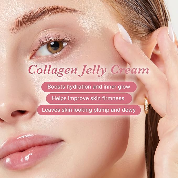 medicube Korean Collagen for Beginner: Collagen Overnight Wrapping Peel Off Facial Mask Pack and Collagen Jelly Cream (1.69 Fl Oz (50ml))
