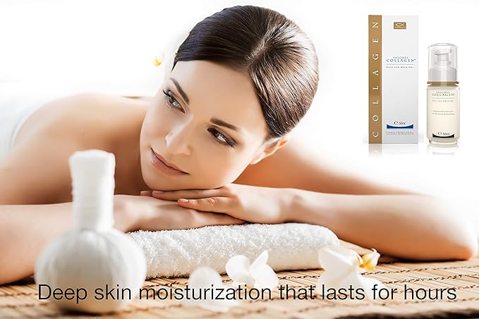 Anti-Aging Face & Neck Gel - Marine Collagen Moisturizer, Reduces Wrinkles, Fine Lines, Acne Scarring, Repairs Damaged Facial Skin - 50 ml