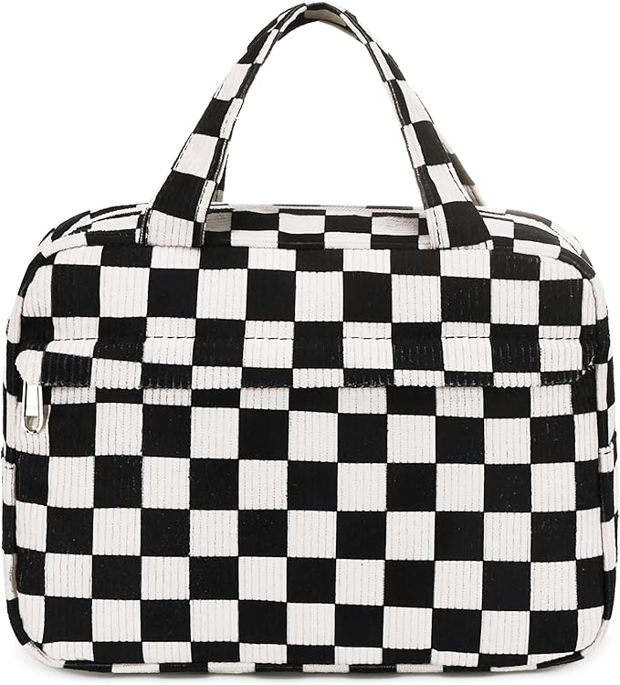 Makeup Bag for Women Cosmetic Bag Large Make Up Organizer Travel Toiletry Bags Waterproof Zipper Tote Pouch Purse for Girls