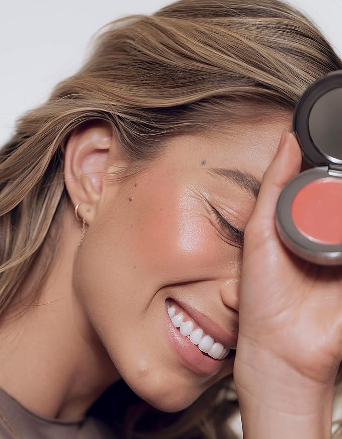 RÓEN - Cheeky Cream Blush | Vegan, Cruelty-Free, Clean Makeup (Pink Dusk)