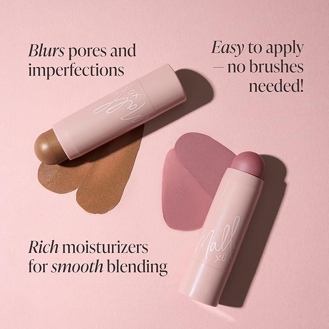 Mally Beauty Shimmer, Shape & Glow Plus Face Defining Stick, Sun Kissed Bronze