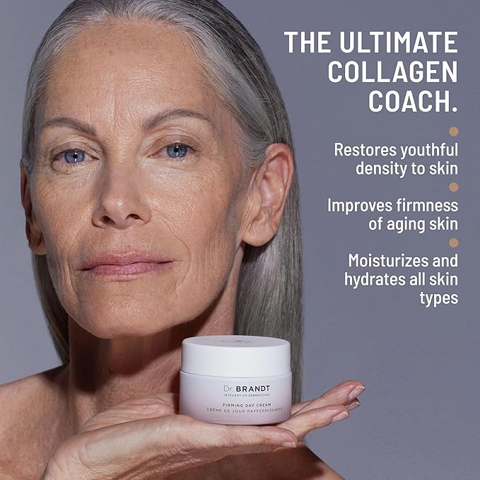 Dr. Brandt Dare to Age Firming Day Cream - Collagen-Boosting Moisturizer - Fragrance Promotes Relaxation & Self-Confidence - 1.7 oz, Pack of 2