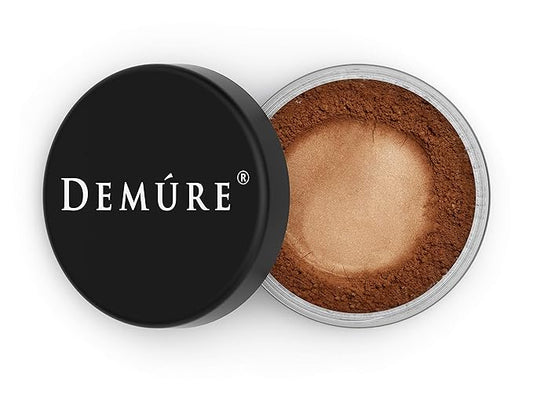 Demure Mineral Make Up, Spiced Honey Mineral Foundation Makeup, Concealer Makeup, Natural Makeup Made with Pure Crushed Minerals, Loose Face Powder.