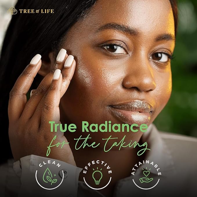 Tree of Life Beauty Niacinamide Vitamin B3 Serum, Hydrating Face Oil for Dark and Age Spots, Tightens Pores, Facial Serums for Sensitive Skin Care with Hyaluronic Acid and Vitamin E, 2 Fl Oz