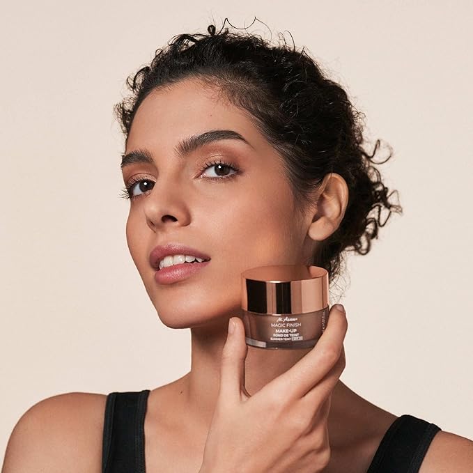 M. Asam Magic Finish Summer Teint Make-Up Mousse (1.01 Fl Oz) – 4in1 Primer, Foundation, Concealer & Powder With Buildable Coverage, Hides Redness And Dark Spots, Vegan, For Medium To Deep Skin Tones