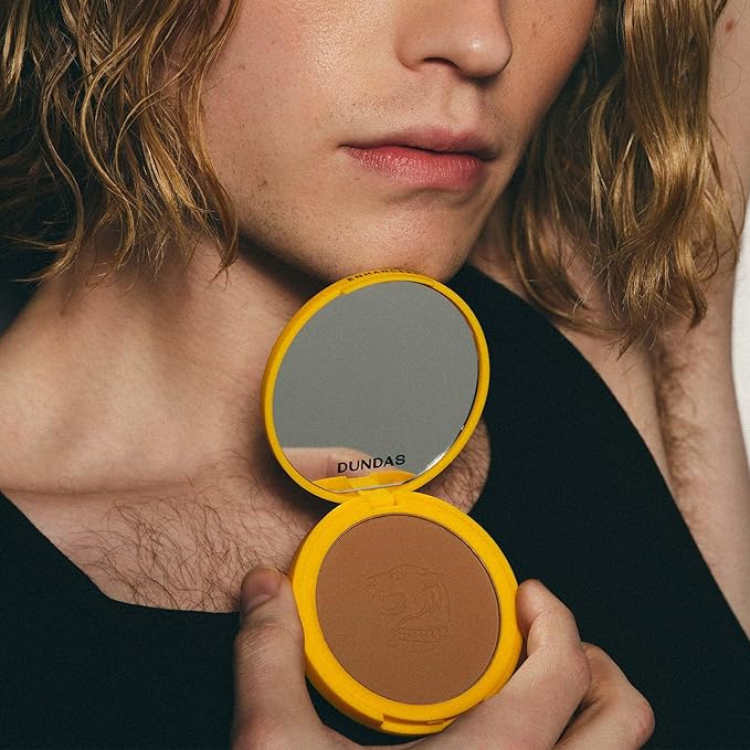 Dundas Bronzer Anonymous, Contour Powder for Face and Body, Bronzing Shimmer, Matte Finish, Face Make Up for All Skin Types, Cruelty Free Natural Makeup, Buildable Coverage, Easy to Blend, (Step 3)
