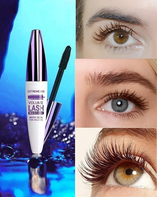 5D Burgundy Brown Mascara for Eyelashes-2Pcs Longlasting Waterproof Smudgeproof Colored rimel de pestañas,Curling Eye Lashes Fiber Mascara Volume and Length,Women’s Day Eye Makeup Gift for Women Gril