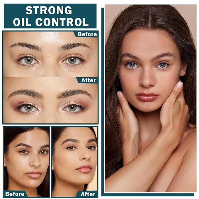 Mineral Sunscreen Powder SPF Powder for Face Oil Control Long Lasting Sunscreen Powder for Face Natural Light Breathable Translucent Powder Setting Powder Makeup #01 Translucent