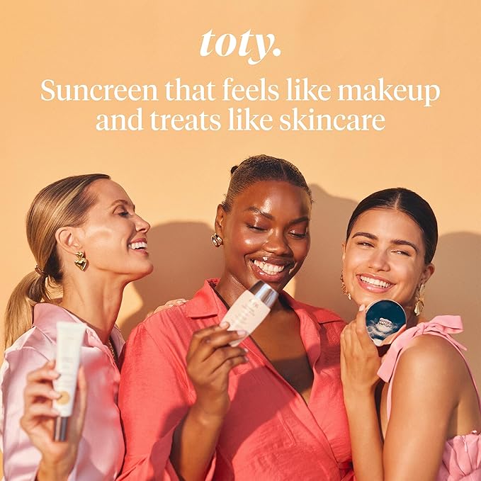 Toty by Sofia Vergara - Ilumina CC Creamy Compact SPF 50+ Refill - Mineral Sunscreen for Face - Cream Foundation Balm - Blurring, Matte Light Coverage - Water Resistant - All Skin Types - 2N