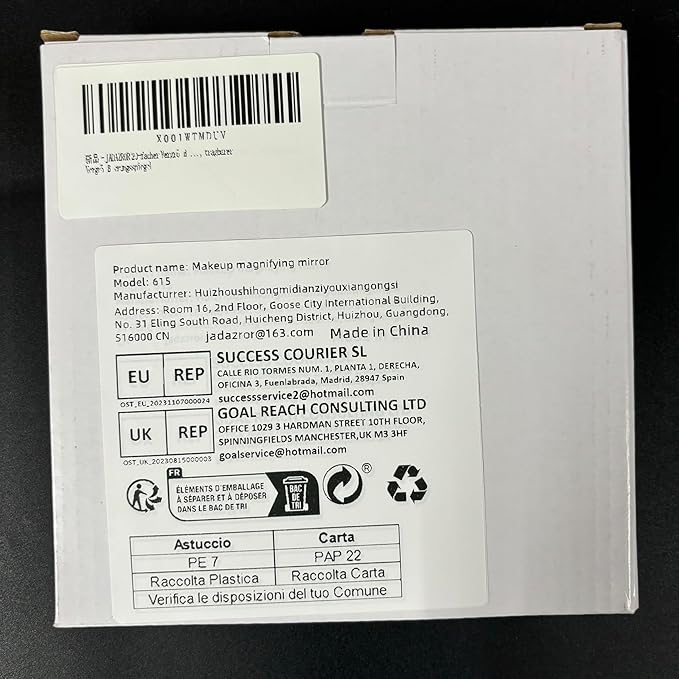 20X Makeup Magnifying Mirror, 6inch Makeup Magnification and Tweezers Set, 20X Travel Magnified Mirror with 3 Suction Cups for Easy Mounting - Blackhead/Blemish Removal for Women Men