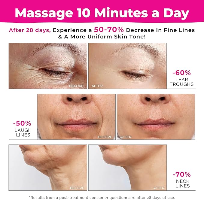 Red Light Therapy for Face - Face Lift Neck Massager, Microcurrent Facial Device, Red Light Therapy Lymphatic Drainage Massager, Self Care True Beauty Glow, luminesce Sculptor Double Chin Gha Sha Tool