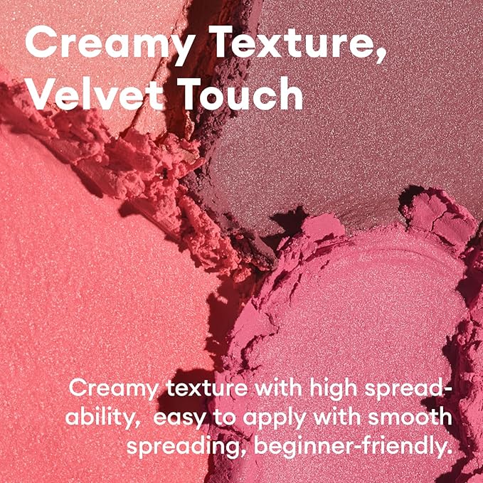 ITY Mood Blush, Creamy Blush Face Makeup,Moisturizing Cheek and Eyes Dual Funtions, Buildable, Matte Finish, Highly Pigment, 0.18 oz (5.2g) in Turned On