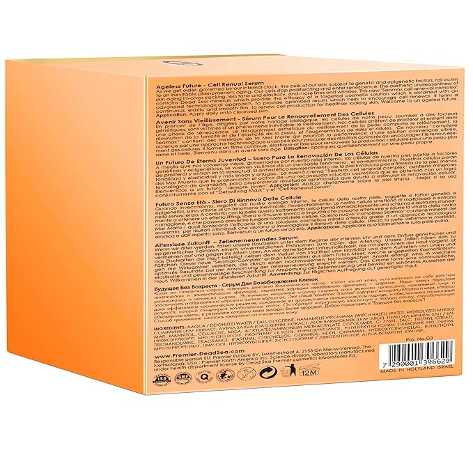 Premier Dead Sea Classic Ageless Future Cell Renewal Serum 2.04 Fl oz