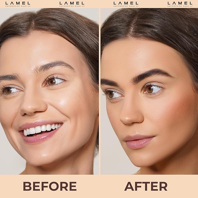 Sunkissed Matte Bronzer Face Powder - Non-Shimmer, Long Lasting, Non-Greasy Bronzing Organic Makeup Formula - Matte Finish - Natural Tan Skin - N. 401-0.35oz.