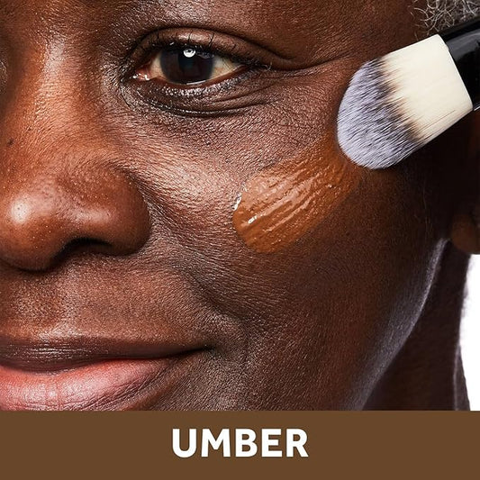 No7 Lift & Luminate Triple Action Serum Foundation - Umber - Liquid Foundation Makeup with SPF 15 for Dewy, Glowy Base - Radiant Serum Foundation for Mature Skin (30ml)