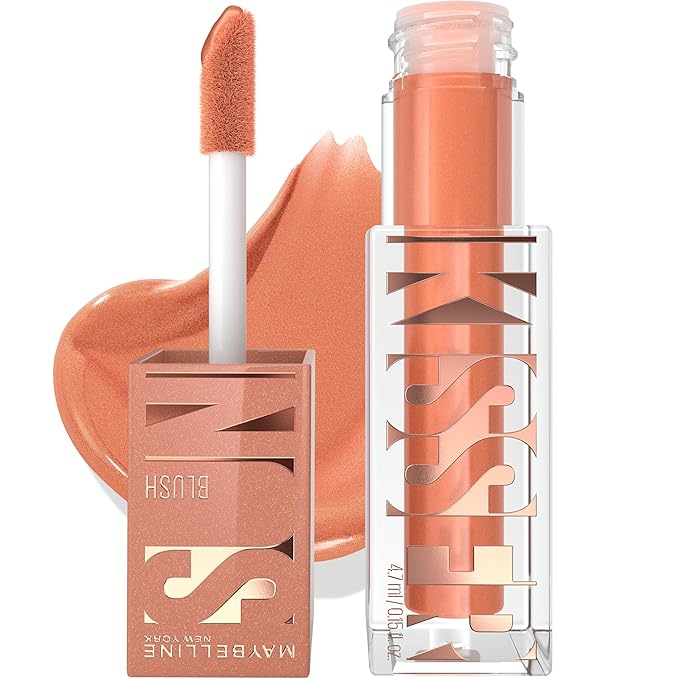 Maybelline Sunkisser Multi-Use Liquid Blush and Bronzer, Blendable, Longwear, Glowy Make Up, Downtown Rush, 1 Count