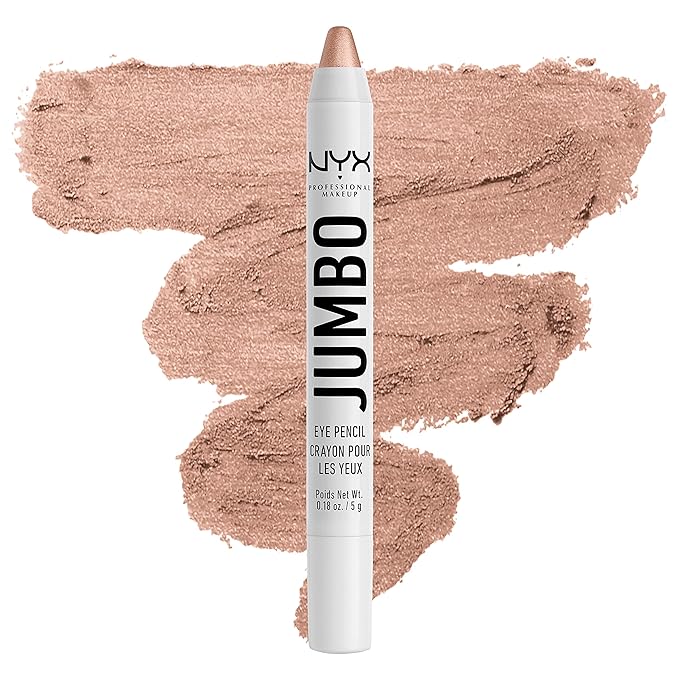 NYX PROFESSIONAL MAKEUP Jumbo Eye Pencil Blendable Eyeshadow Stick & Eyeliner Pencil Bundle - Frappe and Yogurt