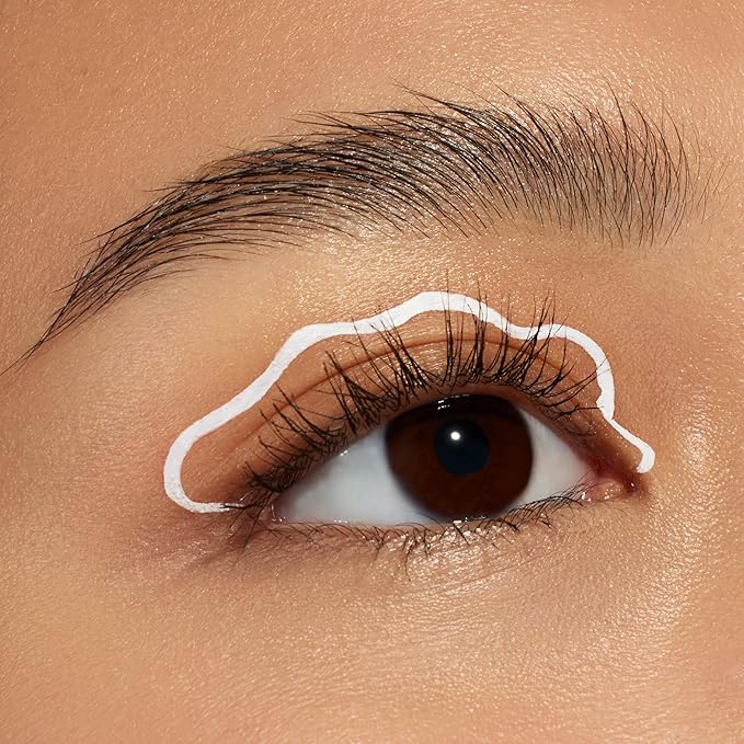 essence | Lash Princess Liner White | Smudge Proof, Matte Eyeliner with Ultra-Fine Brush Tip | Vegan & Cruelty Free