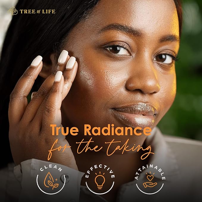 Tree of Life Beauty Vitamin C Skin Care Set, Skin Face Oil, Facial Serums for Dry and Sensitive Skin with Hyaluronic Acid & Vitamin E Soft Skin, 1 Fl Oz (Pack of 2)