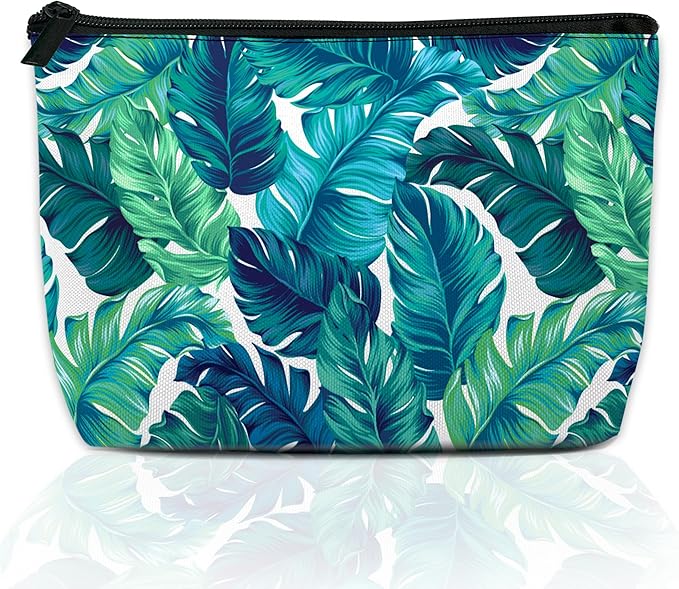 Makeup Bag for Purse, Waterproof Funny Vintage Boho Mandala Cosmetic Bag for Women, Zipper Travel Pouch Gift 9.5×5.9 Inch