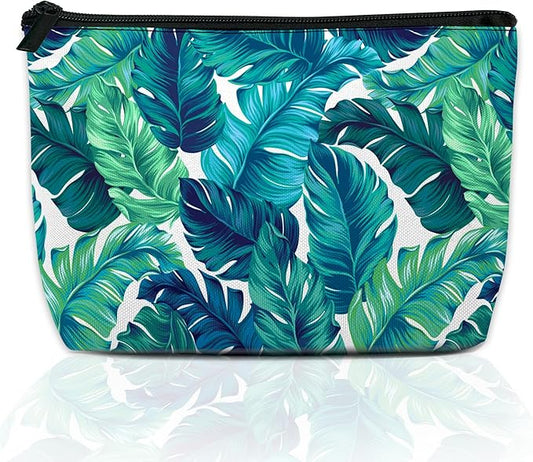 Makeup Bag for Purse, Waterproof Funny Vintage Boho Mandala Cosmetic Bag for Women, Zipper Travel Pouch Gift 9.5×5.9 Inch