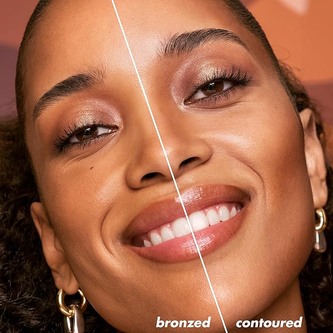 e.l.f. Camo Liquid Bronzer & Contour, Silky Highly Pigmented Formula, Creates a Long-Lasting Bronzed Glow & Natural Look, Vegan & Cruelty-Free, 9 Deep/Rich
