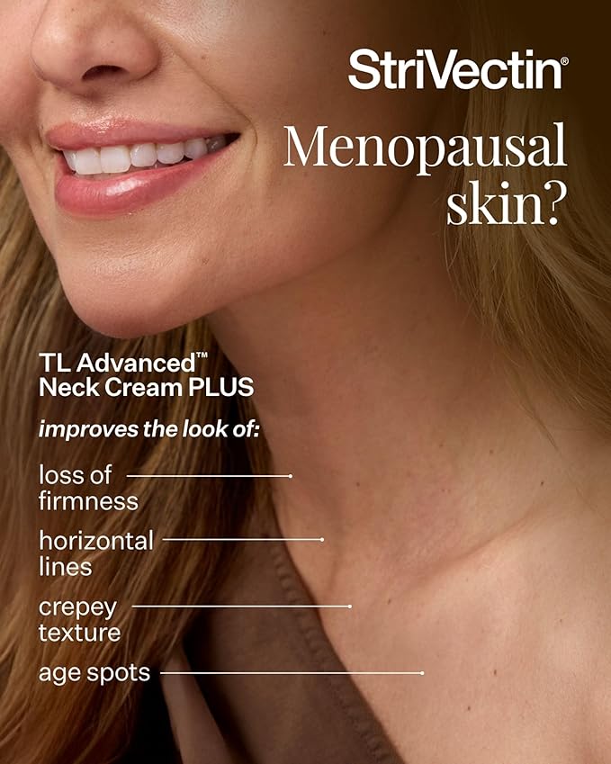 StriVectin Tighten and Lift Advanced Neck Cream PLUS, 3.4 oz for Tightening and Firming Neck and Décolleté Lines, Visibly Reducing Sagging and Crepey Skin for Smooth Healthy Looking Skin