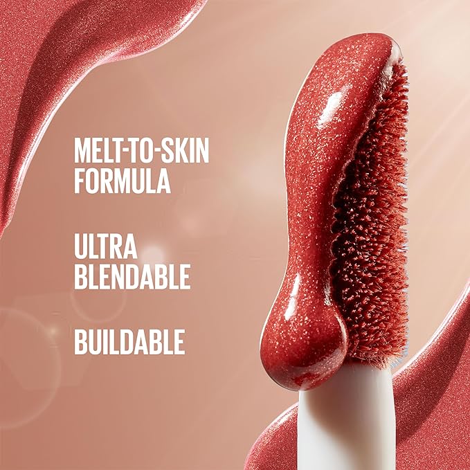 Maybelline Sunkisser Multi-Use Liquid Blush and Bronzer, Blendable, Longwear, Glowy Make Up, Electric Bronze, 1 Count